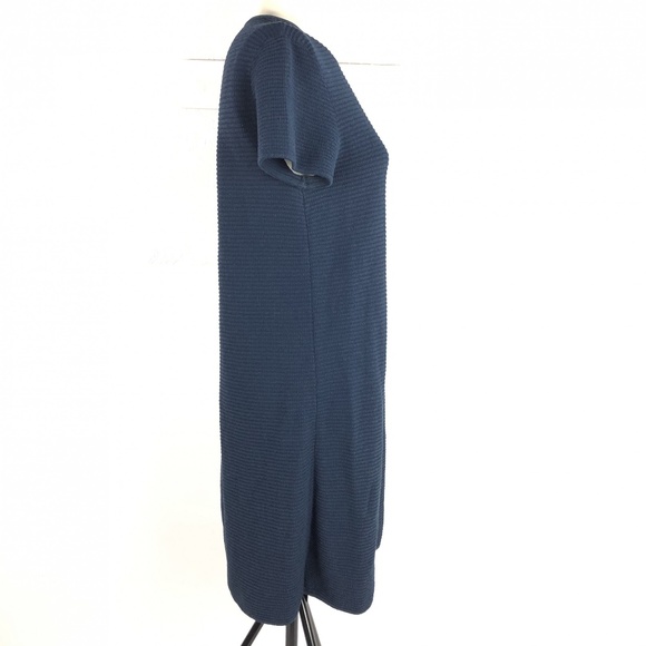 Theory Gelton Dynamic Ribbed Crew Neck Mini Dress - Picture 5 of 7